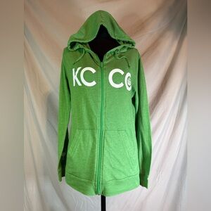 The Chive KCCO Green Lightweight‎ Zip-Up Hoodie – Women’s Small 💚